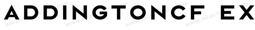 AddingtonCF ExtraBold字体转换
